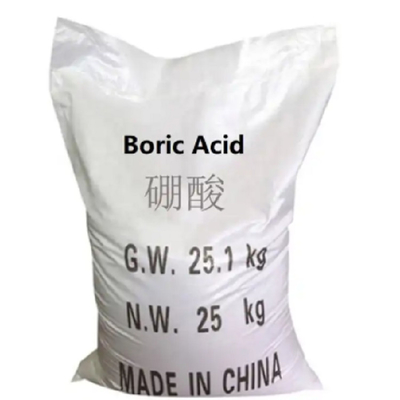 Cristal acide borique pur de la poudre H3BO3 de CAS 10043-35-3