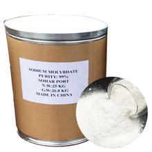 CAS 10102-40-6 Molybdate de sodium 99% Dihydrate de molybdate de sodium à usage industriel