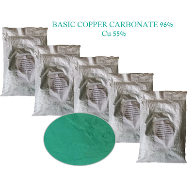96%min Carbonate de cuivre de base Cu 55% CAS NO 12069-69-1 utilisé comme engrais, catalyseur