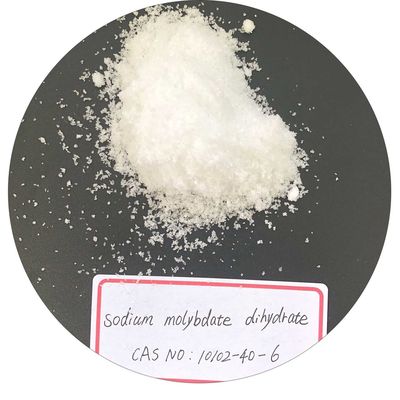 Poudre cristalline blanche Molybdate de sodium dihydrate pour engrais, pigment, agent de polissage