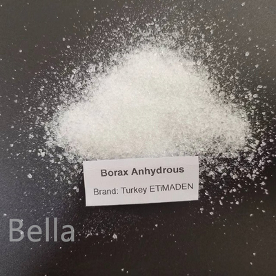 Boraxe granulaire blanc anhydre pour le verre borosilicate CAS 1330-43-4 Tétraborate de sodium Na2B4O7 pour la fabrication du verre