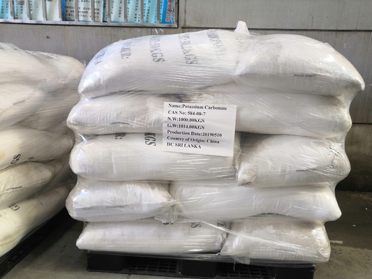 Carbonate actif granulaire CAS du carbonate de potassium K2CO3 584 08 couleur de 7 blancs